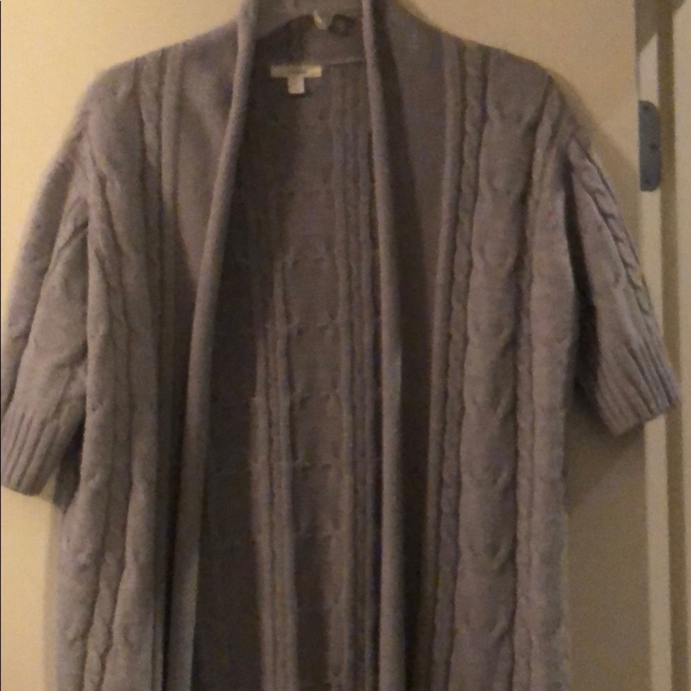 Short Sleeved long cardigan